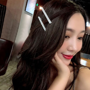 Barrette Jewelry Korean Fashion Hairpin Manual Pearl Beads Hair Clip