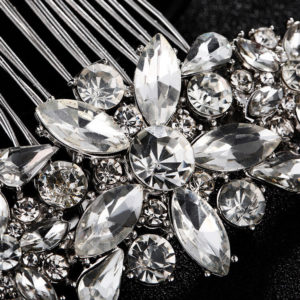 Luxurious Bride Combs Headdress Pop Alloy Hair Comb Ornaments for Women