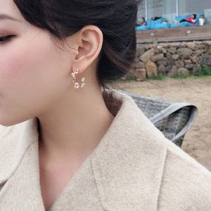 Fashion Earrings New Arrivals Pearl Hoop Minimalist Jewelry