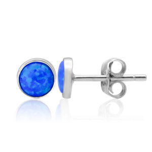 POL-PESS0851-5MM--Blue-Opal-Real-Silver-Earring-Stud,-Colorful-Round-Shape-Bezel-Pave-Tiny-Opal-Stud-Earrings-6